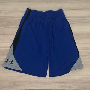 Under Armour sport shorts, royal Blue, size YMD